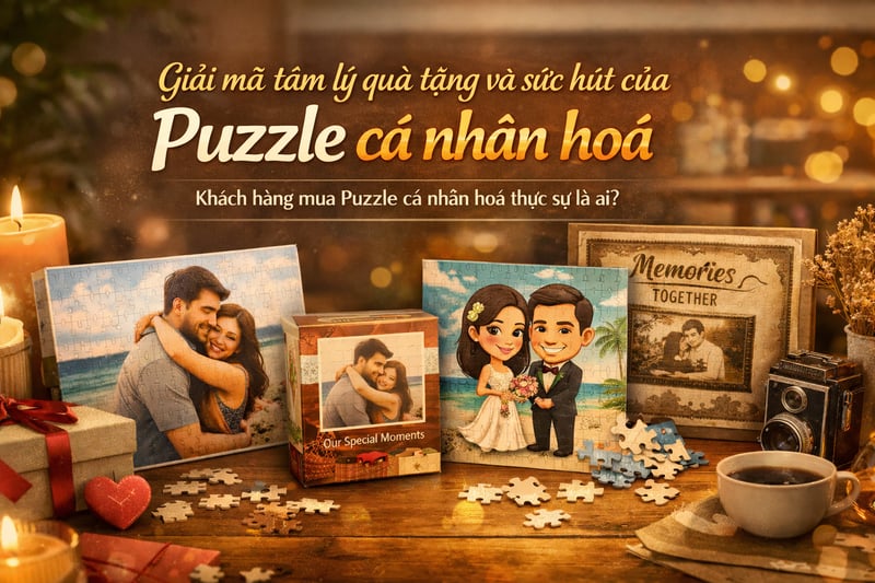 Giải mã tâm lý quà tặng và sức hút của Puzzle cá nhân hoá