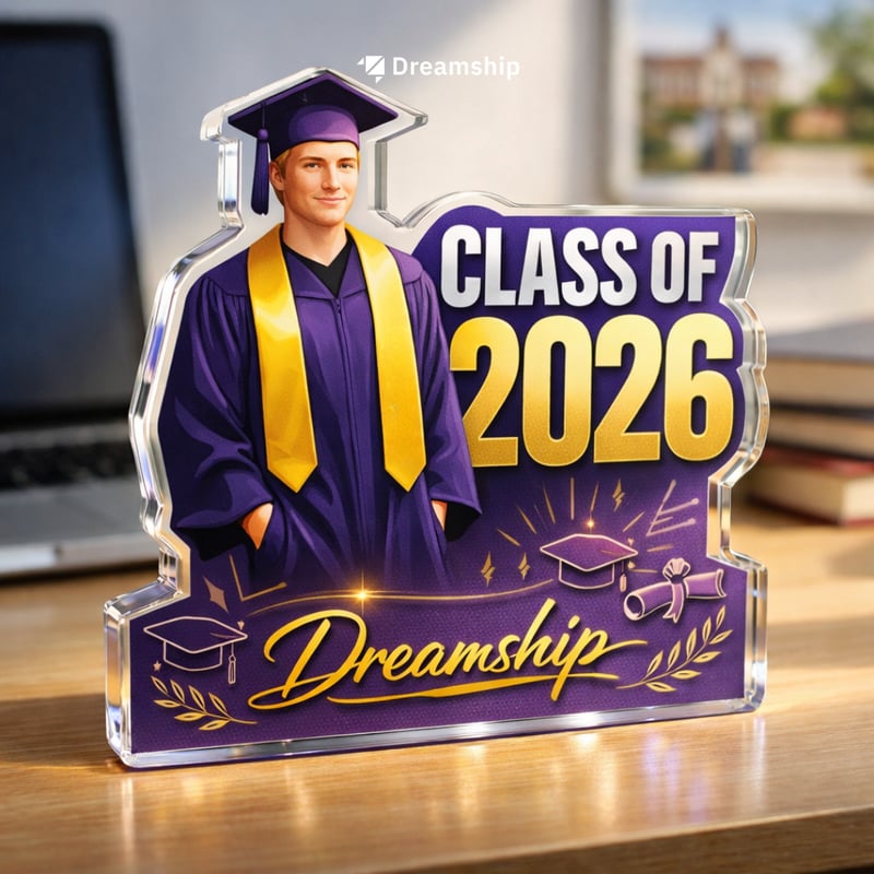 Custom Acrylic Plaque - Quà tốt nghiệp cao cấp từ Dreamship