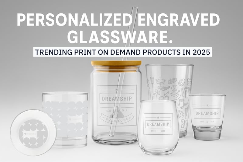 Personalized Engraved Glassware: Make money from the 2025 top trend with Dreamship