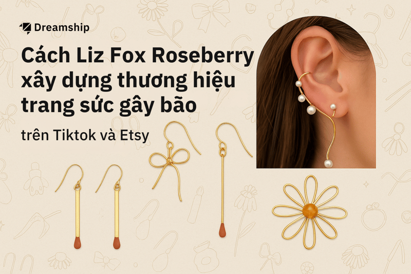 Cách Liz Fox Roseberry xây dựng thương hiệu trang sức gây bão trên TikTok và Etsy