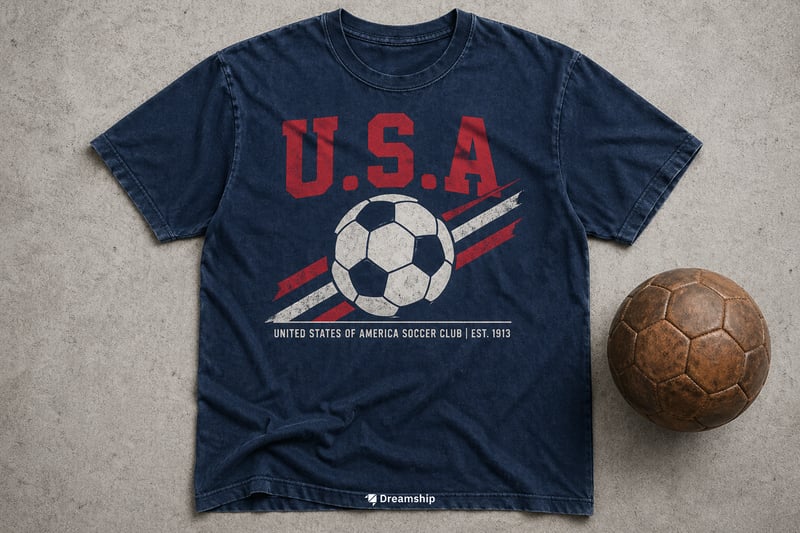 Thiết kế phong cách Blokecore retro World Cup 2026