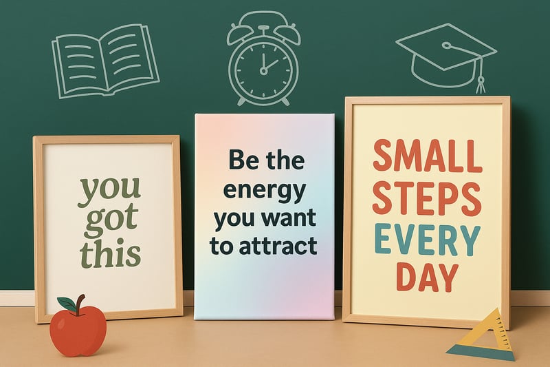 Back to School wall art print on demand products