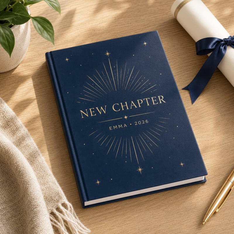 New chapter lined cover journal