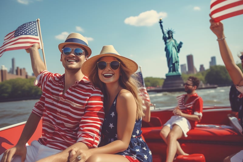 group-friends-enjoying-scenic-boat-cruise-generative-ai