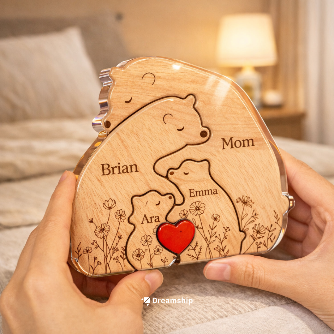 Custom Shape Acrylic Plaque Mother's Day