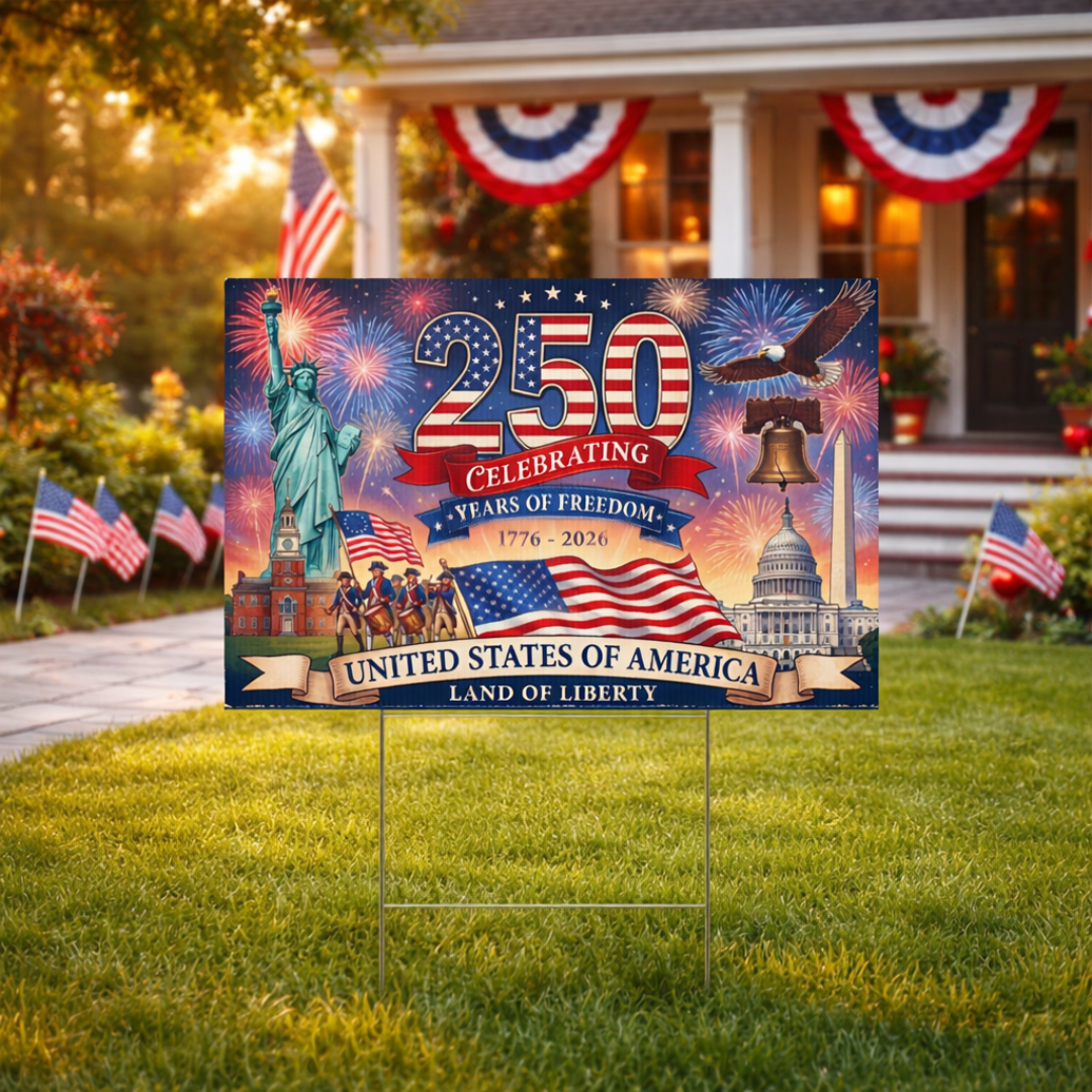 250th Anniversary Yard Sign