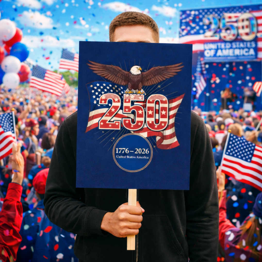 250th America Anniversary Sign