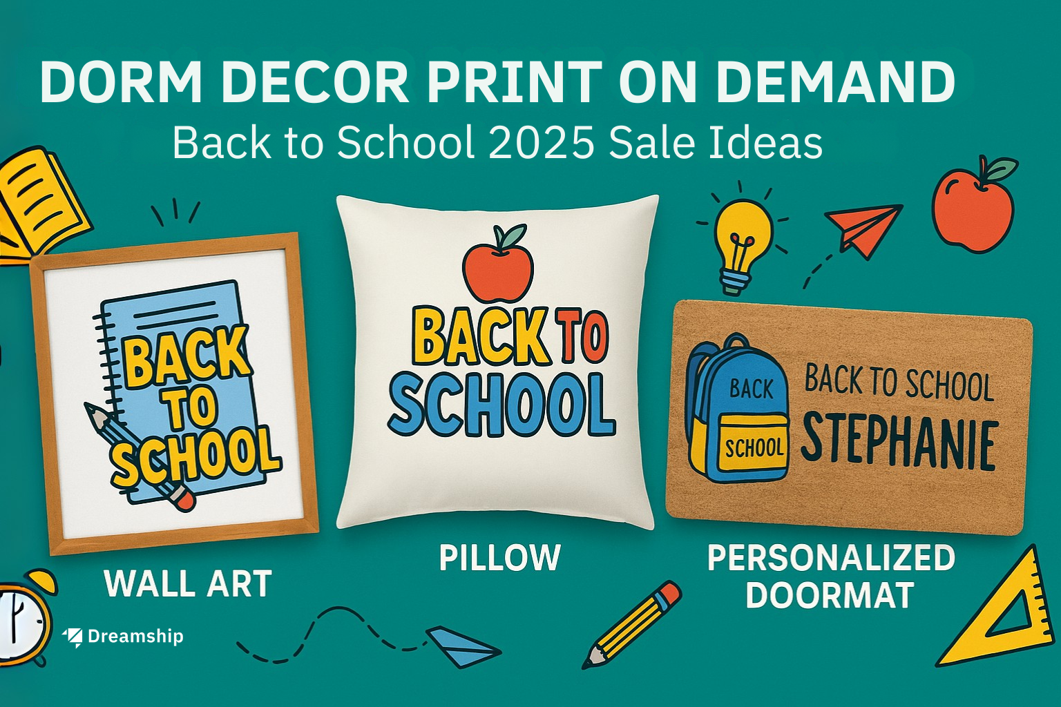 Dorm Decor Print on Demand: Back to School 2025 Sales Ideas