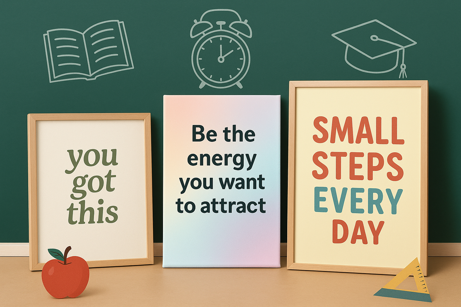 Print on Demand Wall Art for Back to School 2025 sale season