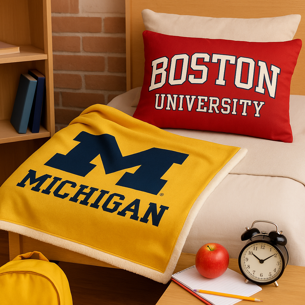 Print on Demand Pillow & Blanket for Back to School 2025 sale season