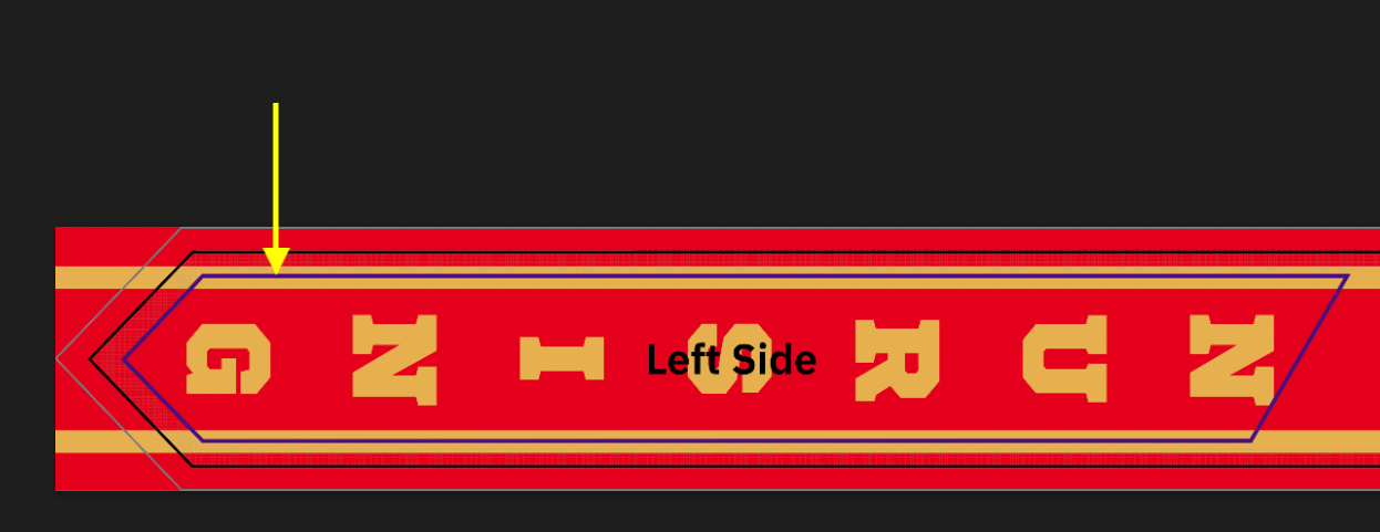 Correct double border design