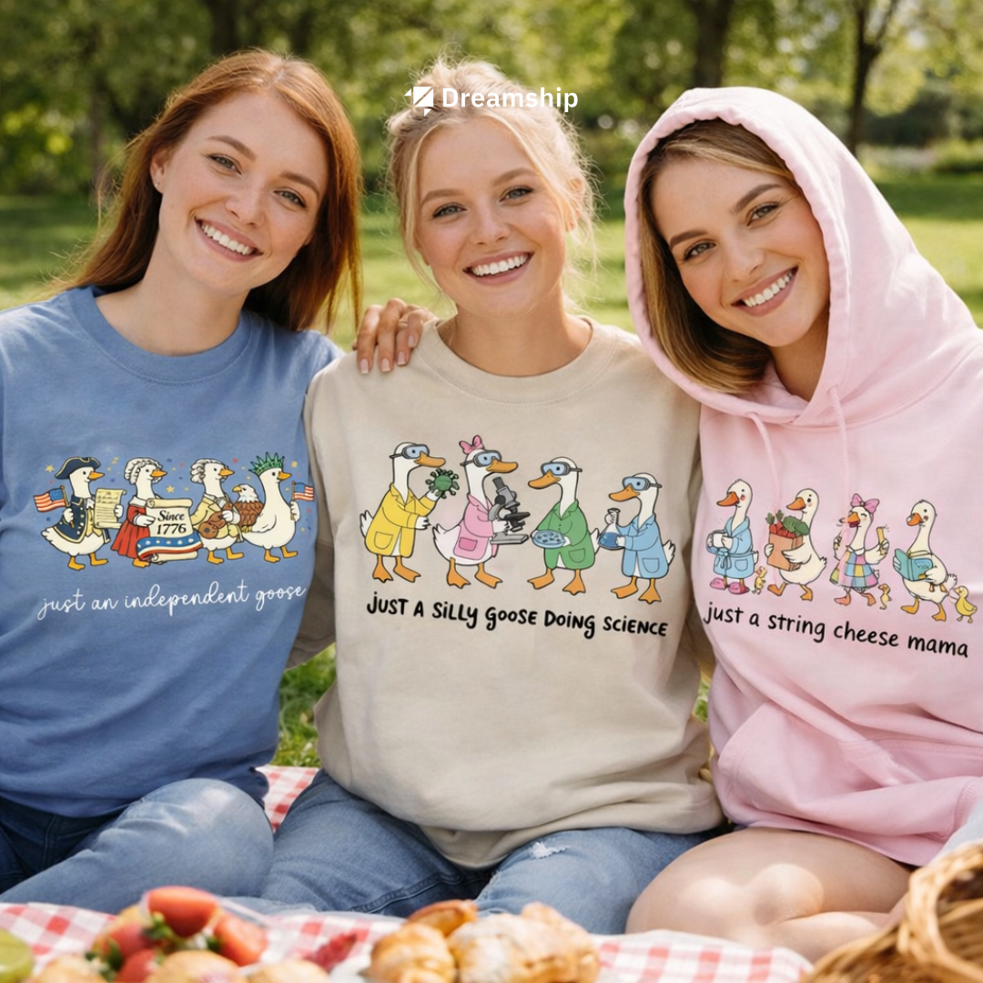 Silly Goose Apparel Mockup